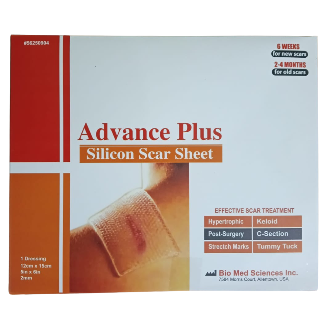 অ্যাডভান্স প্লাস সিলিকন স্কার শিট (Advance Plus Silicone Scar Sheet)